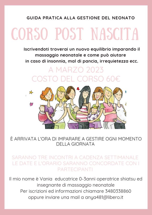 Corso di massaggio neonatale