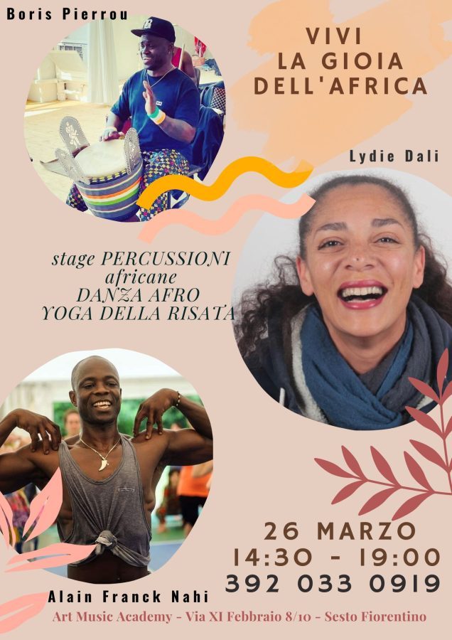 Gioia Afro: stage percussioni Danza Risata