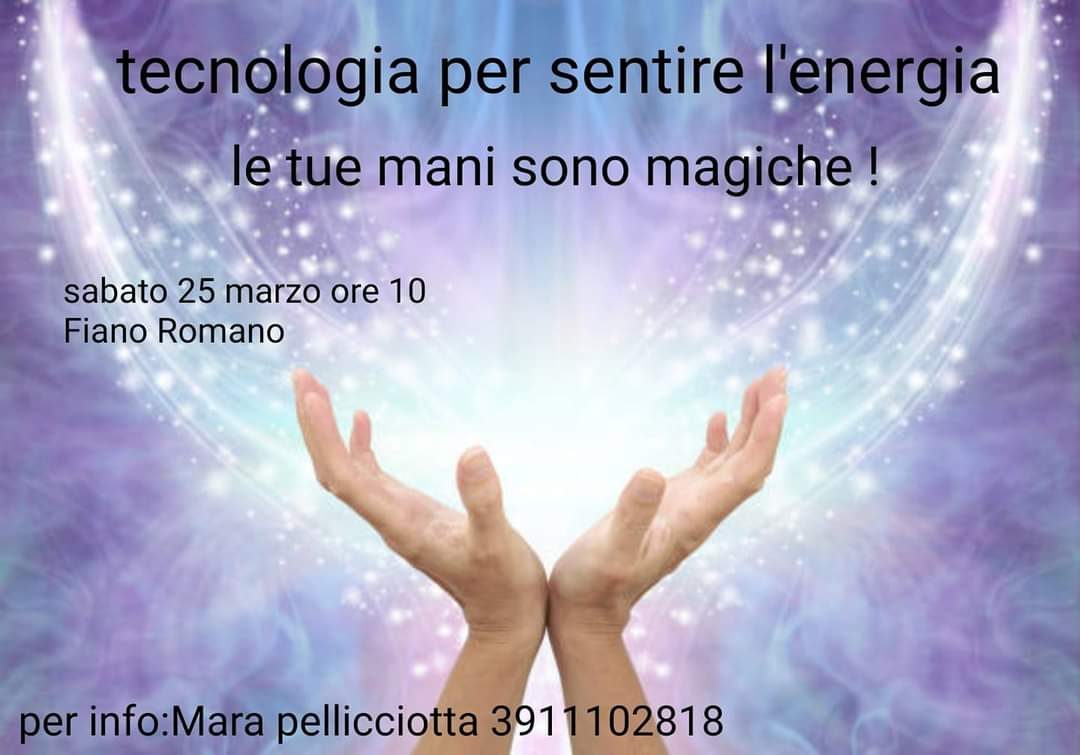 Corso tecnologia per sentire l'energia