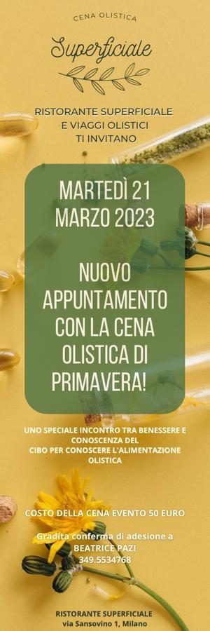 Cena olistica di primavera
