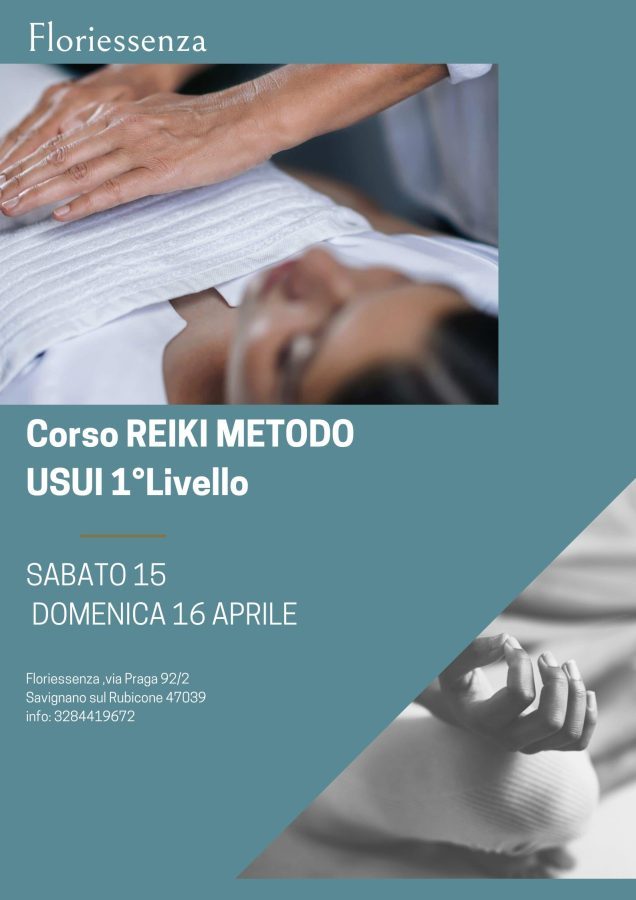 Corso Reiki metodo Usui 1° livello
