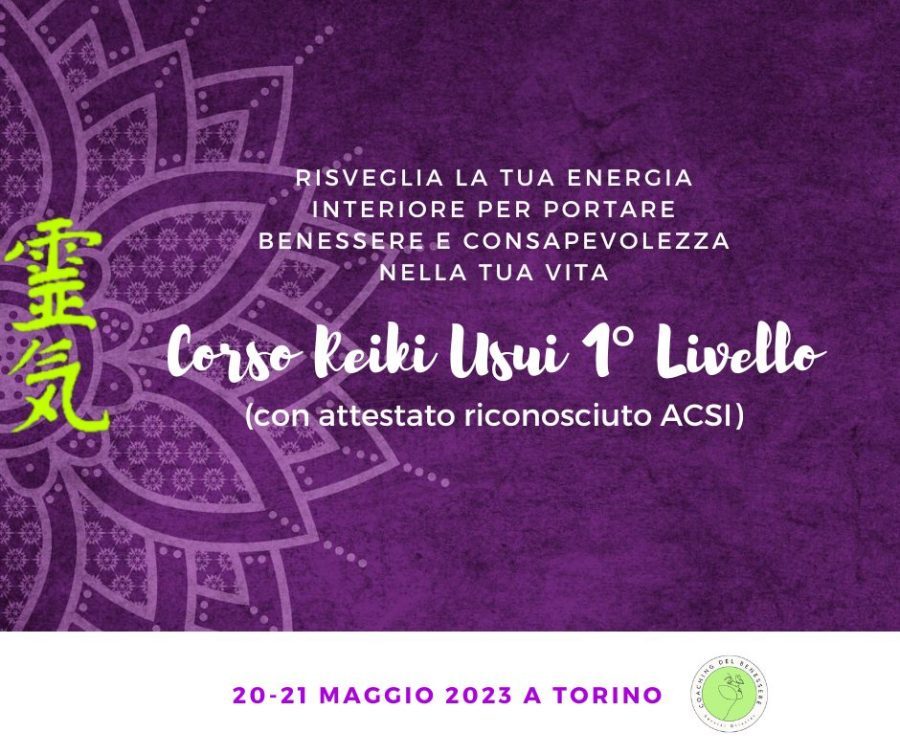 Corso Reiki Usui 1°livello