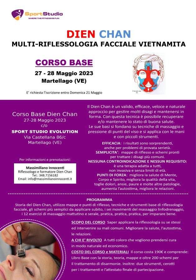 Corso base Riflessologia Facciale
