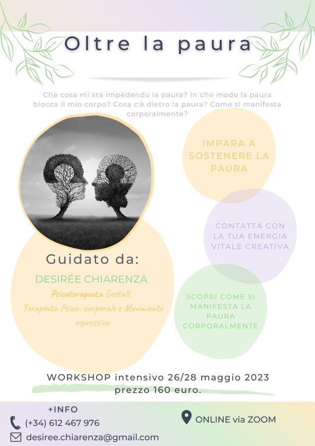 Oltre la paura - Workshop