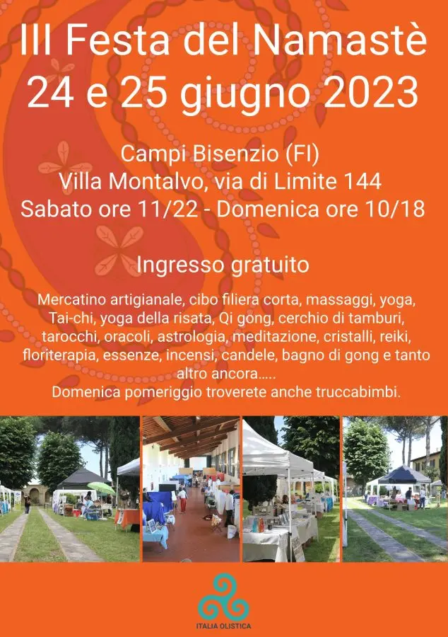 Locandina festa Namastè