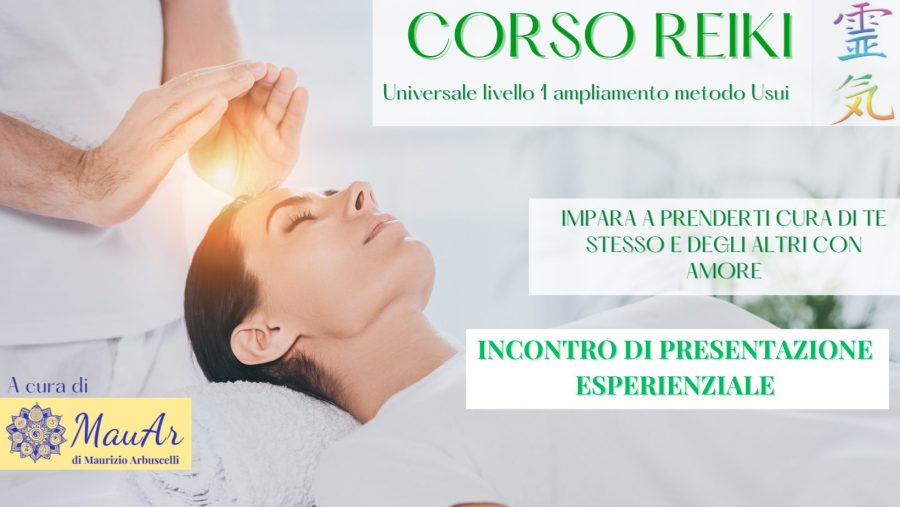 Reiki presentazione esperienziale corso