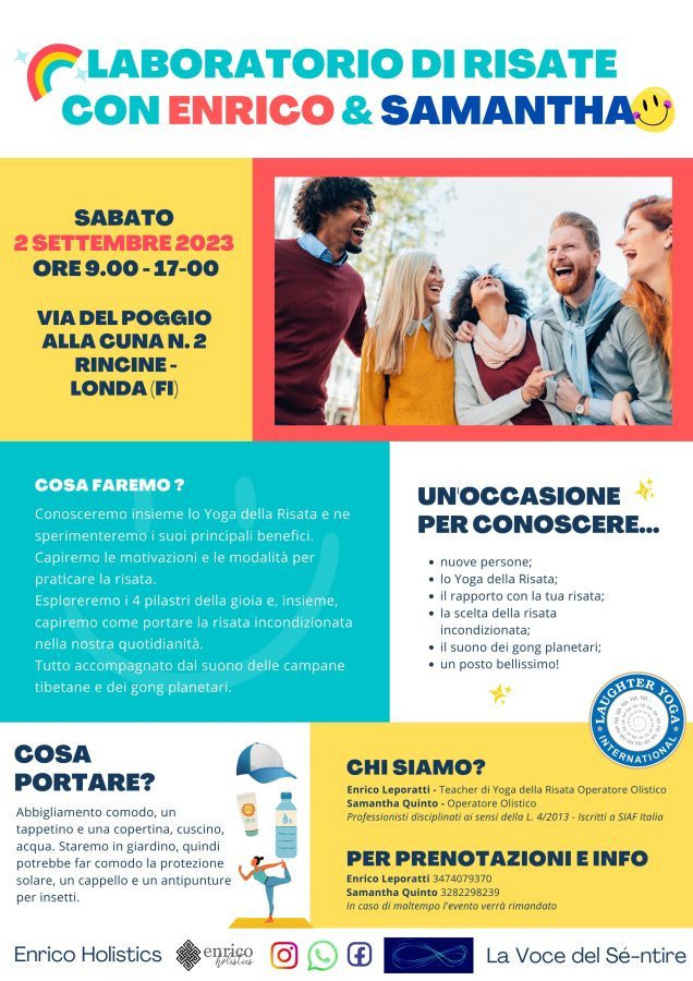 Laboratorio di risate con Enrico e Samantha