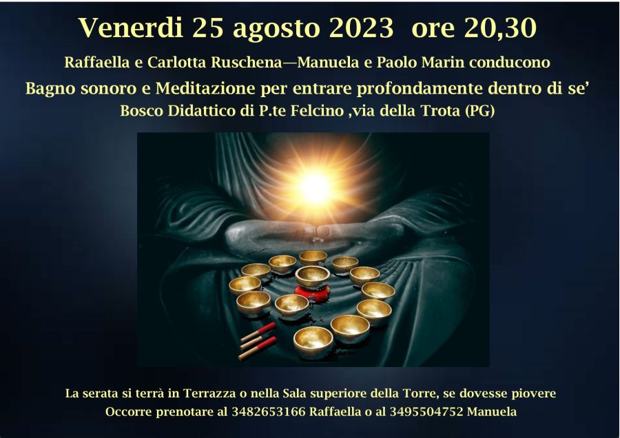 Meditazione sonora, voce e strumenti