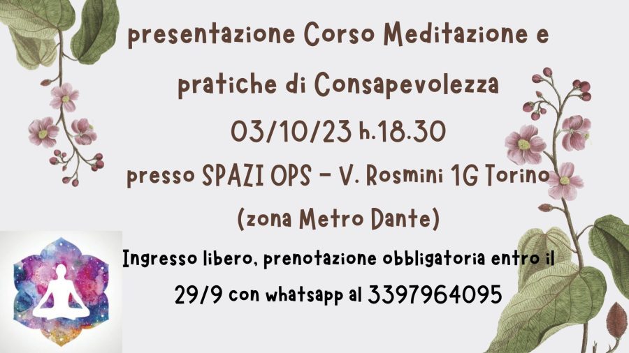 Presentazione corso base di Mindfulness