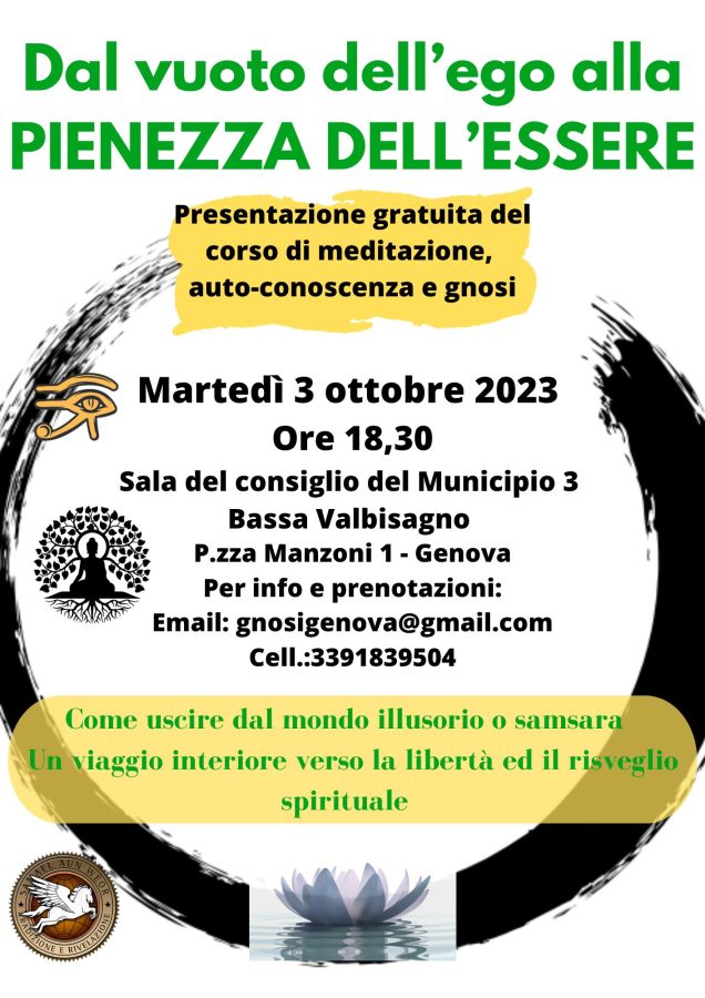 Dal vuoto dell'io alla pienezza dell'Essere