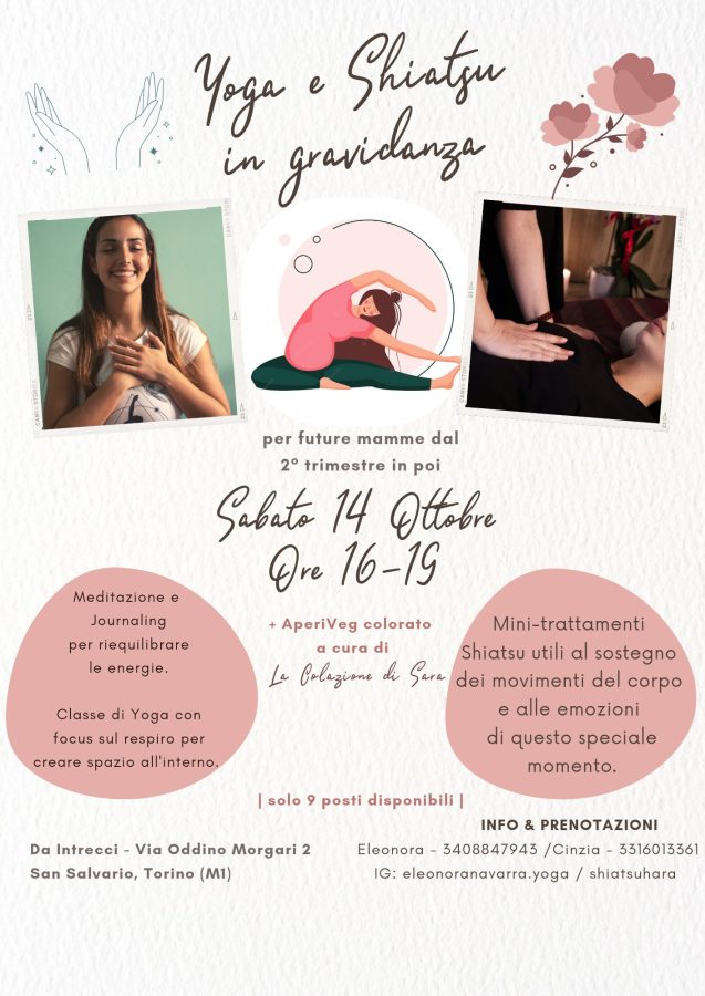 Yoga e Shiatsu in gravidanza