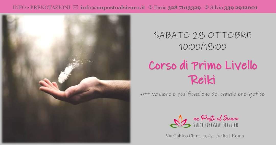 Corso Reiki primo livello