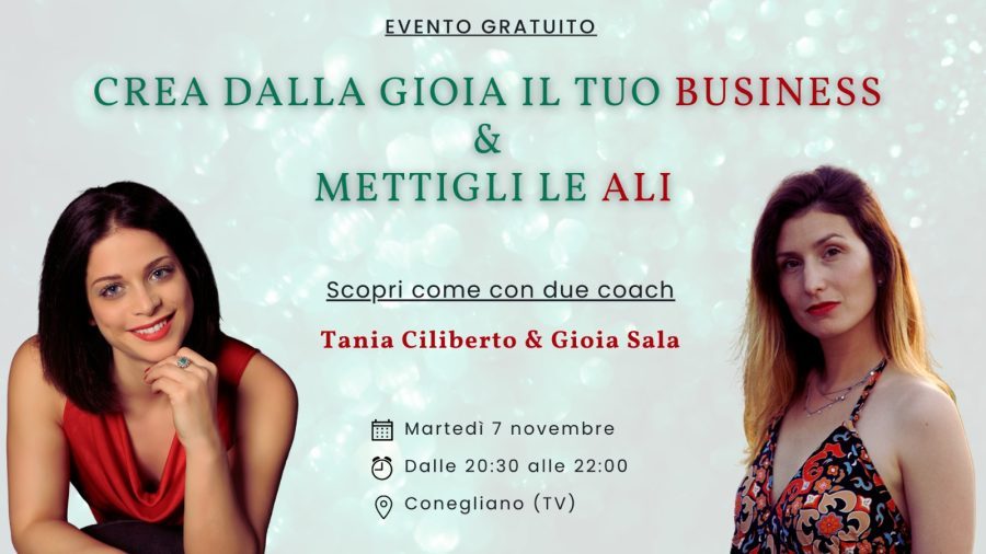 Crea dalla gioia il tuo business