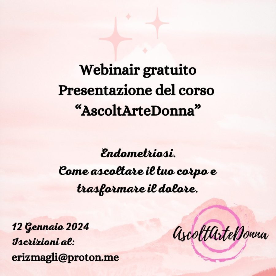 Presentazione del corso "AscoltArteDonna".