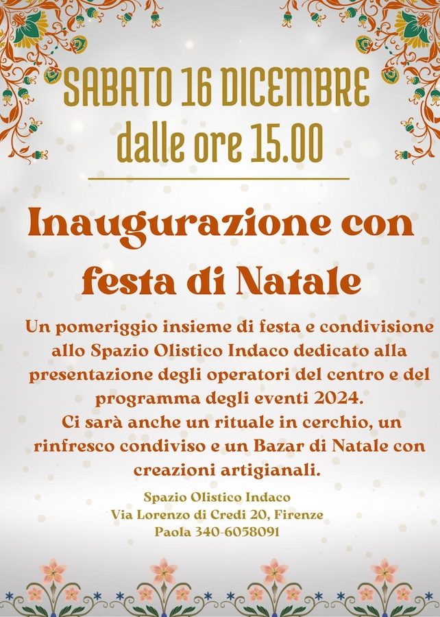 Festa di Natale Spazio Indaco