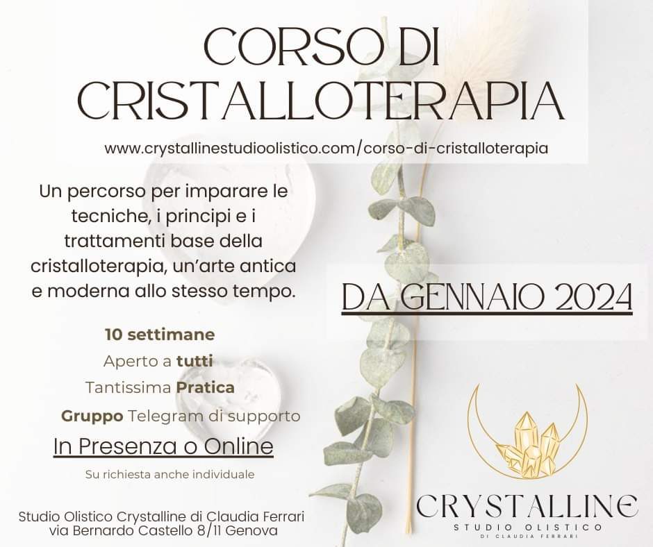 Corso di Cristalloterapia