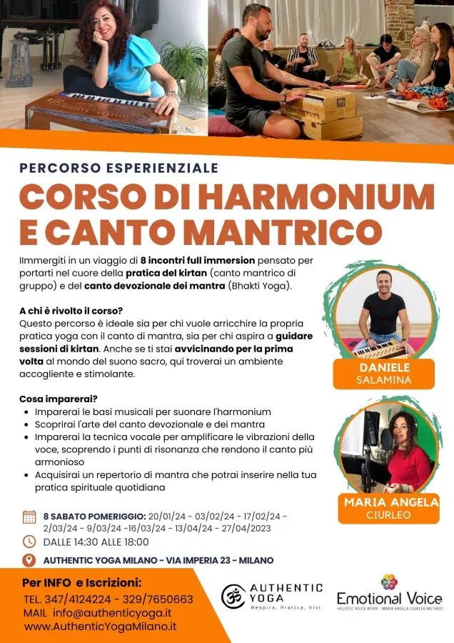 Corso di Harmonium e Canto Mantrico