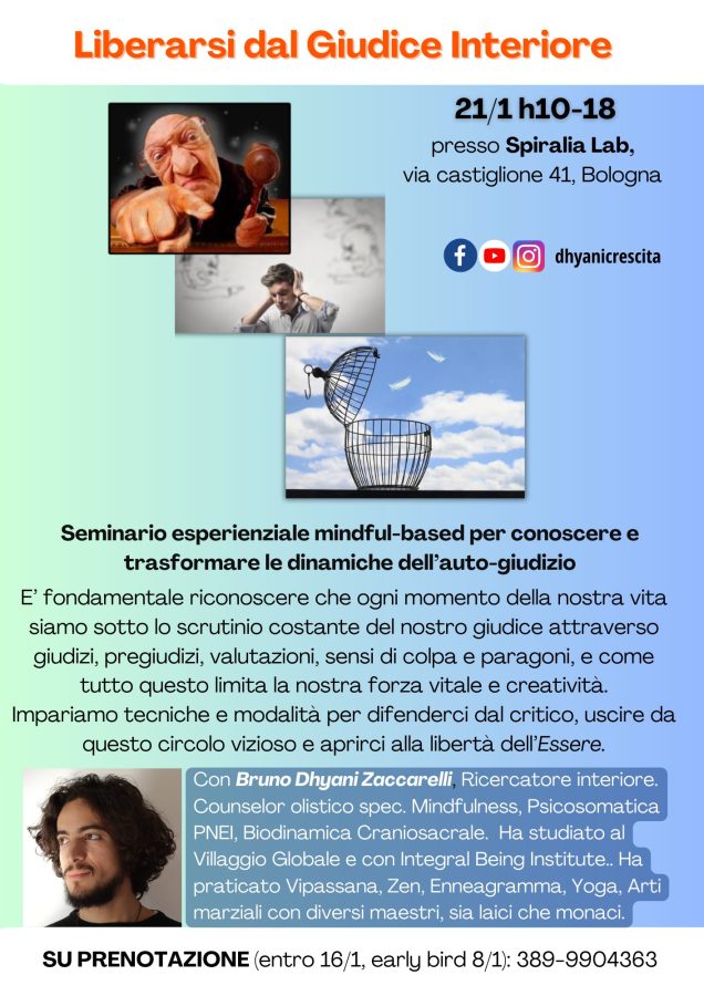 Liberarsi dal giudice interiore