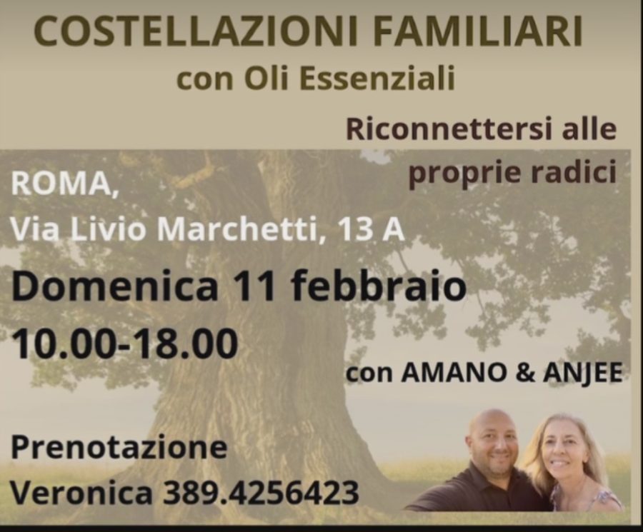 Costellazioni familiari con oli essenziali