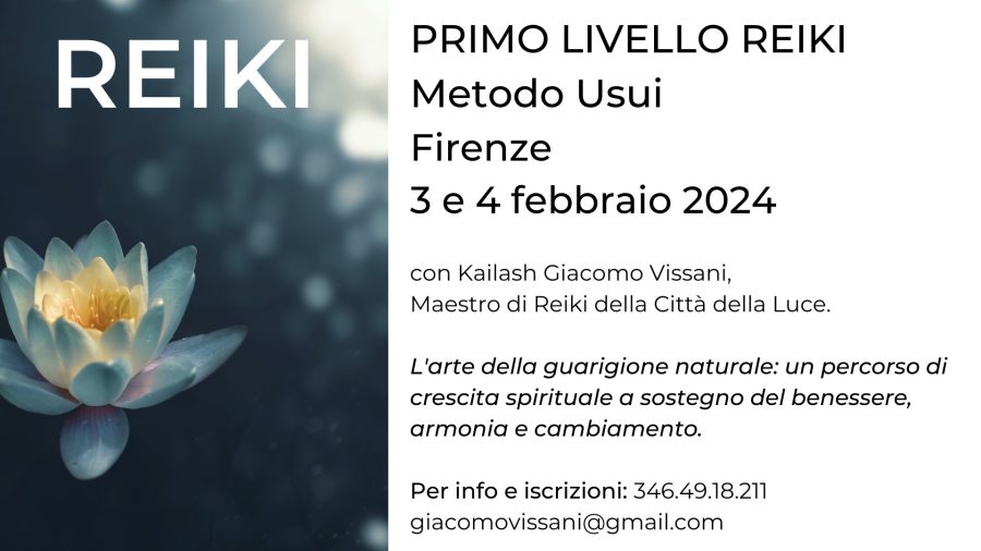 Primo livello Reiki metodo Usui