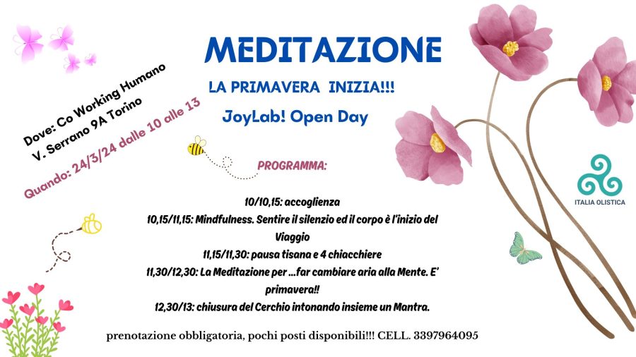 Joy Lab - Open day meditazione di primavera