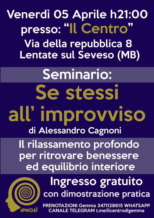 Se stessi all'improvviso