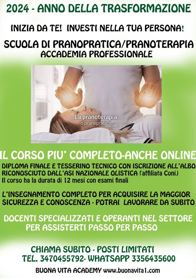 Corso professionale di Pranopratica