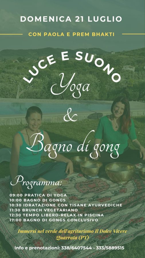 Luce & Suono - Yoga e Bagno di Gong