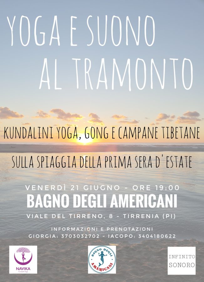 Yoga e suono al tramonto