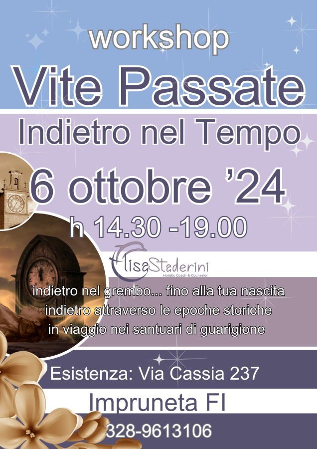 Workshop vite passate: Indietro nel tempo