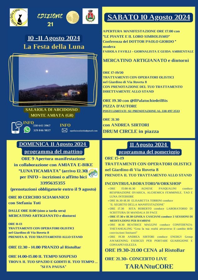 Festa della Luna AmiatArmonia e benessere