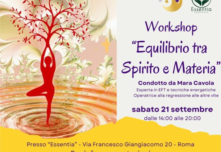 Workshop "Equilibrio tra Spirito e Materia