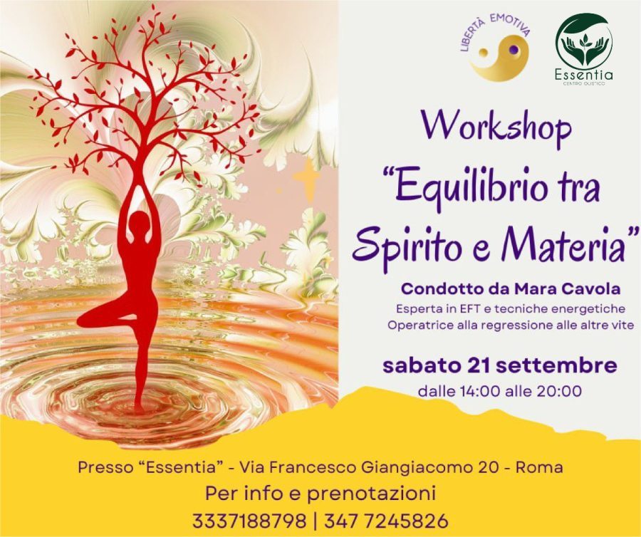 Workshop "Equilibrio tra Spirito e Materia