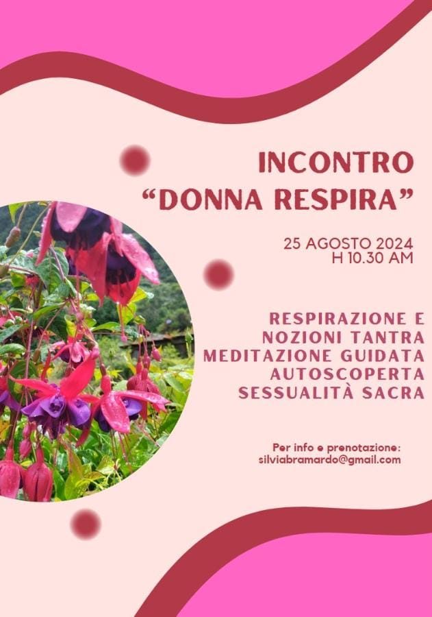 Incontro per avvicinarsi al tema del tantra, partecipare ad una meditazione guidata. Questo corso fa per te se vuoi investire in te stessa e nella tua auto scoperta.