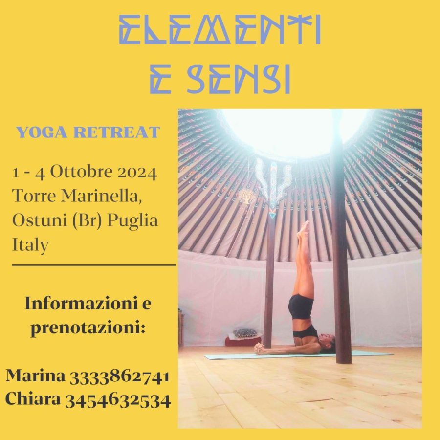 Elementi e Sensi. Yoga retreat in Puglia