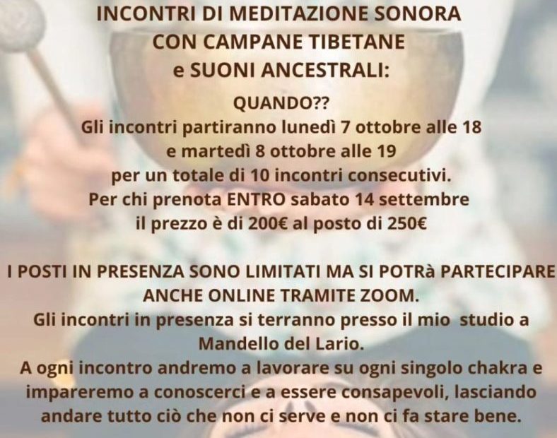 Campane tibetane e suoni ancestrali