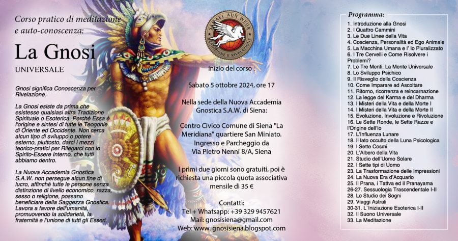 Corso di meditazione: La Gnosi Universale