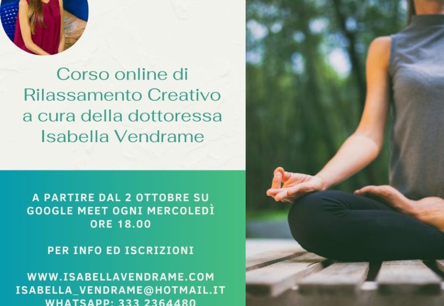 Corso online di rilassamento creativo