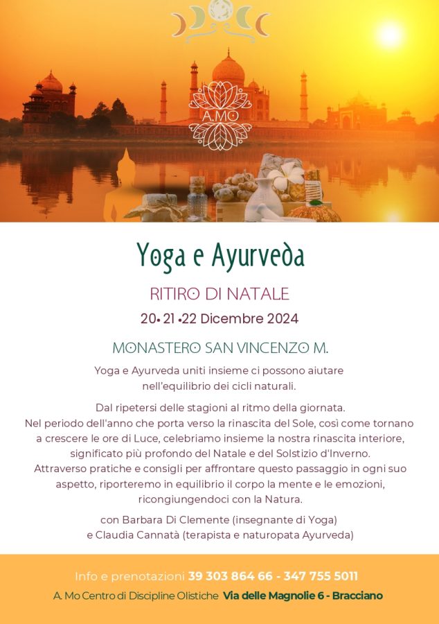 Ritiro Yoga e Ayurveda celebrare Agni