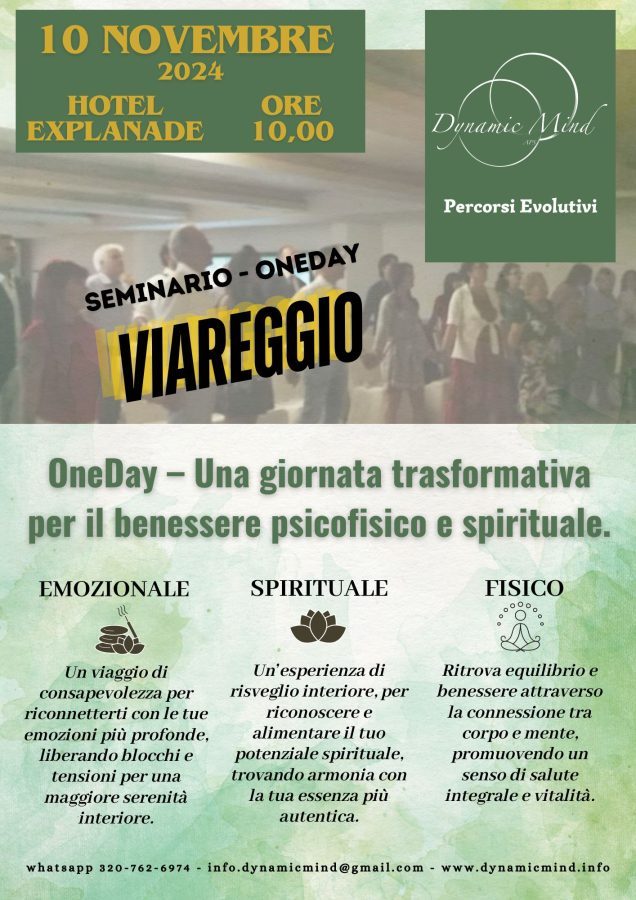 OneDay – Una giornata trasformativa