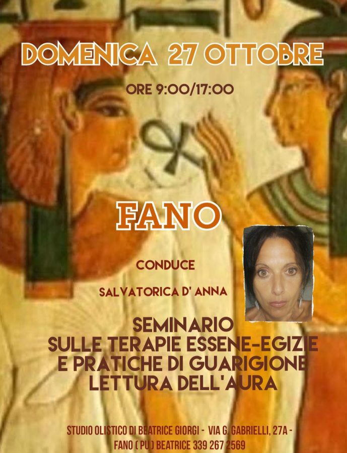 Seminario sulle terapie essene-egizie