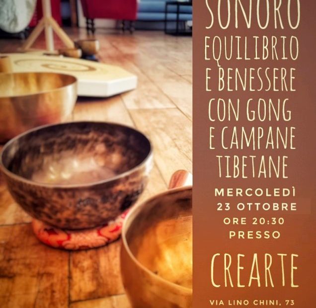 Bagno sonoro - Gong e Campane Tibetane