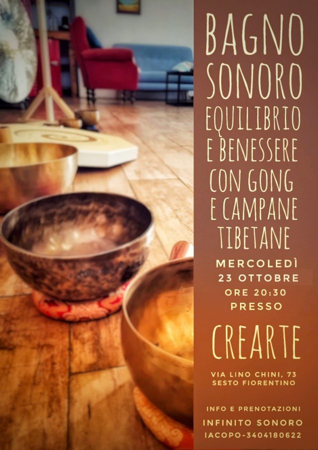 Bagno sonoro - Gong e Campane Tibetane