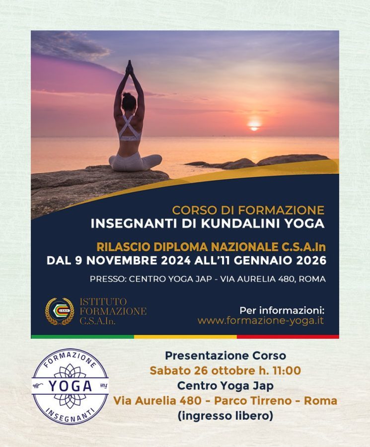 Corso formazione insegnanti Kundalini Yoga