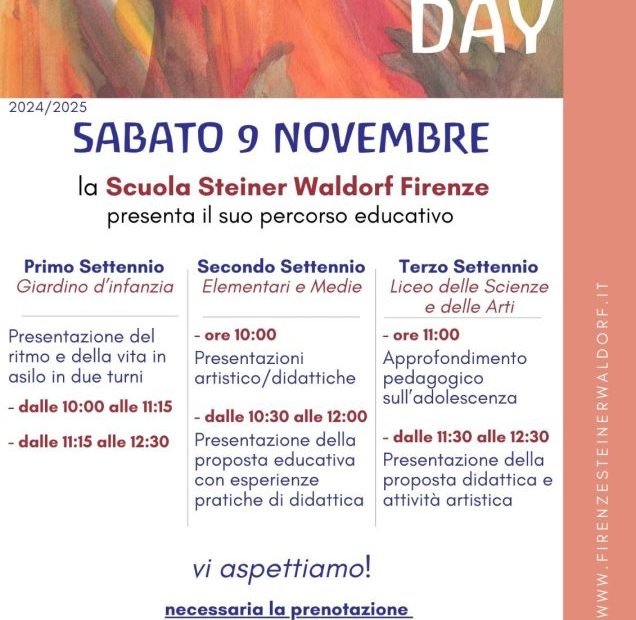 Open Day Scuola Steiner Waldorf