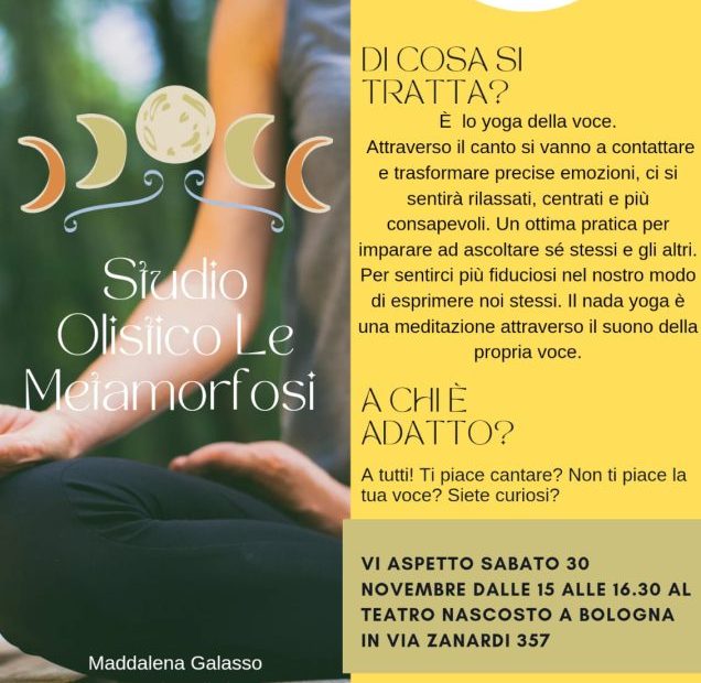 Nada Yoga lo yoga della voce