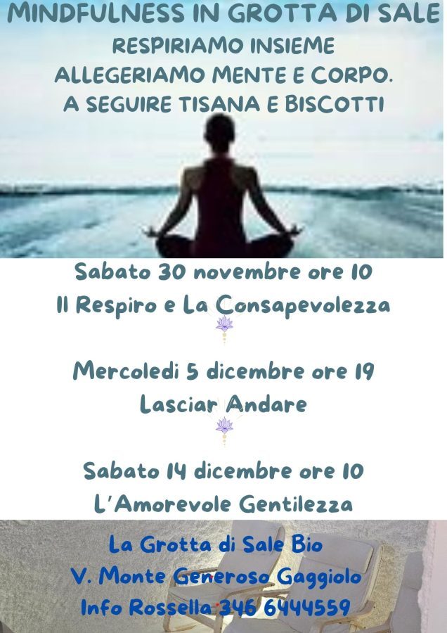 Mindfulness in grotta di sale