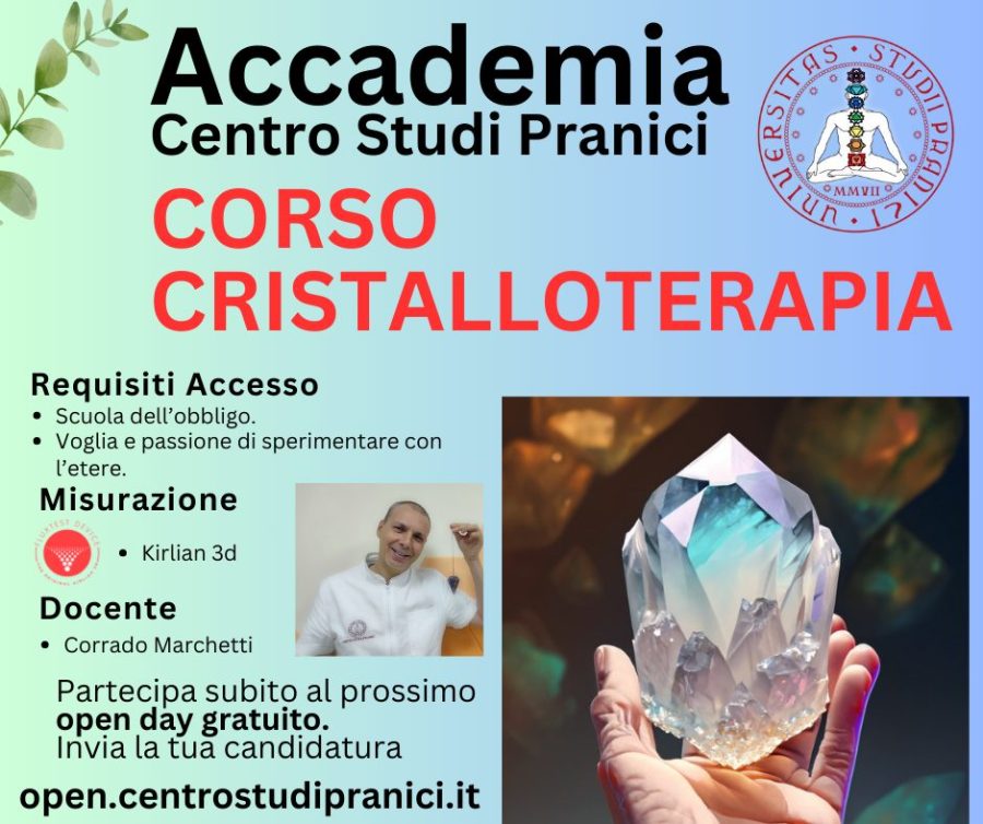 Corso di Cristalloterapia Eterica Expert