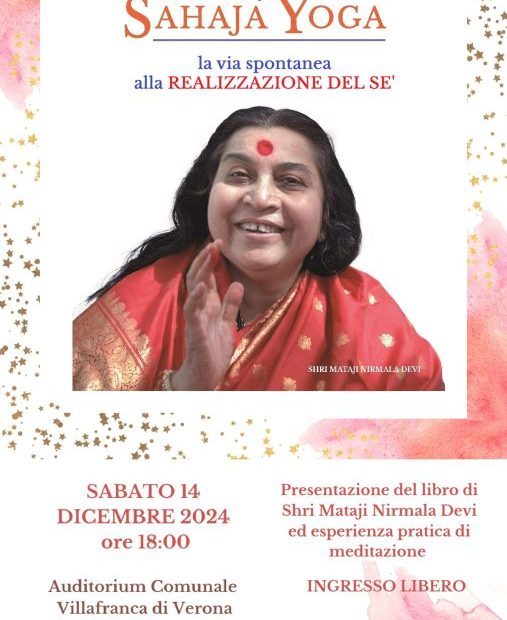Presentazione del libro Sahaja yoga