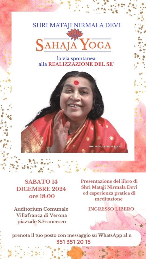 Presentazione del libro Sahaja yoga